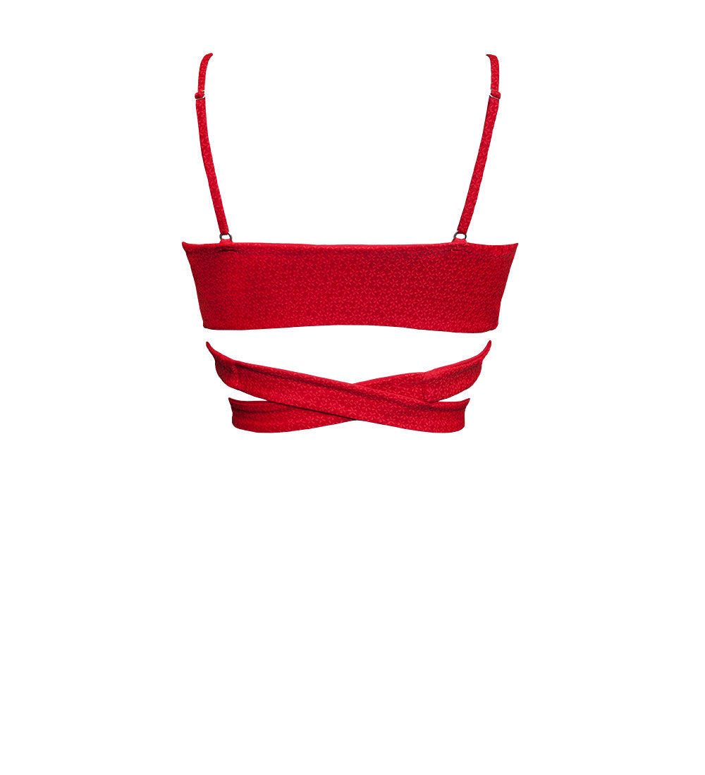 Lin Bikini Top Geranium