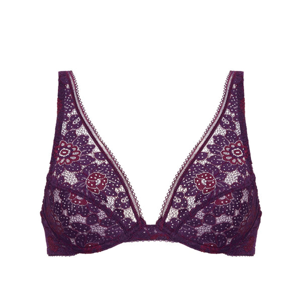 FESTIVE triangel bh met beugel  - Violett