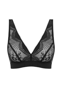 Sensu Lace Non Wired Bralette - black