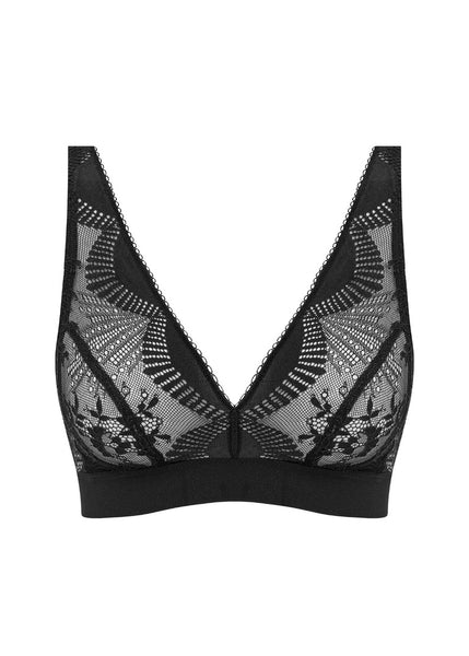 Sensu Lace Non Wired Bralette - black