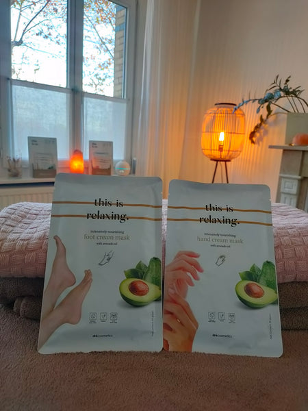 Handverzorgingsmasker met Avocado-extract