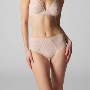 COMETE culotte high waist briefs - sand rose