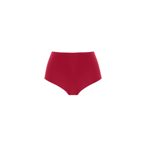 Smoothease Red Invisible Stretch Full Brief - red