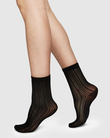 Klara knit socks - black
