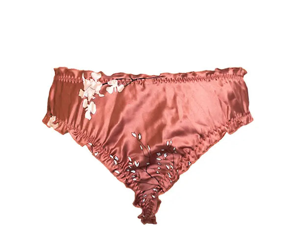 Sakura Pink Silk Panties