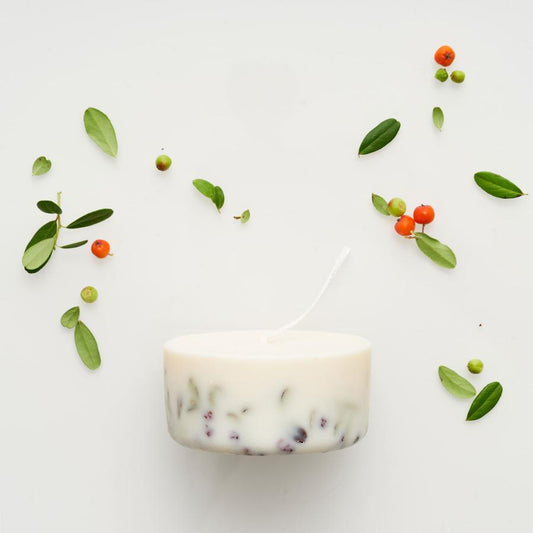 Ashberries & Bilberry Leaves Mini Candle