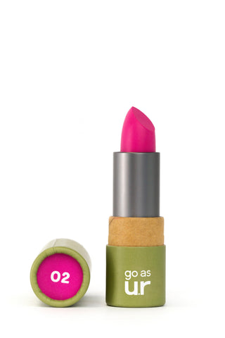 Creamy lipstick electric pink