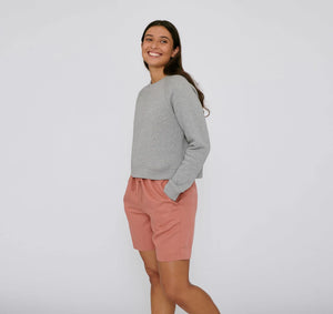 Soft Touch Woven Draw-Cord Shorts - Cedar