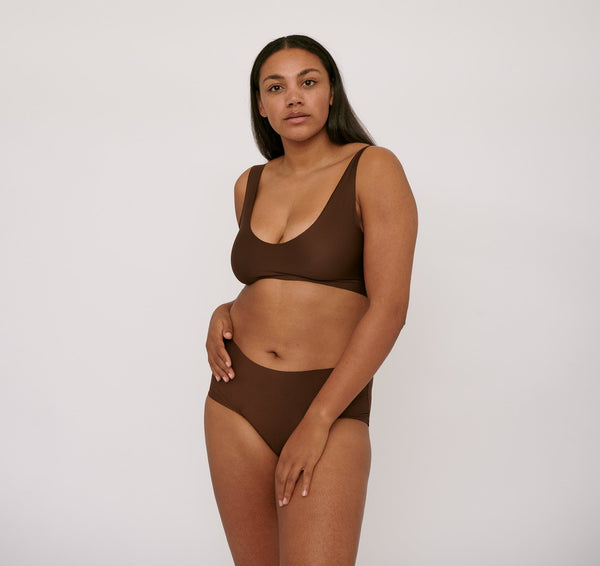 Invisible Bra - walnut