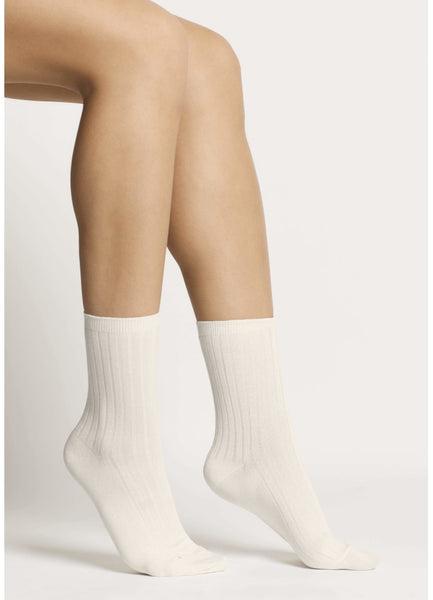 Organic Cotton Socks - off white